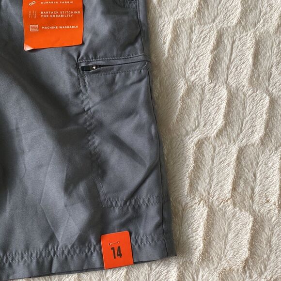 Boys Urban Pipeline™ Tech Cargo Shorts NWT Size 14 Regular Gray - Picture 6 of 9
